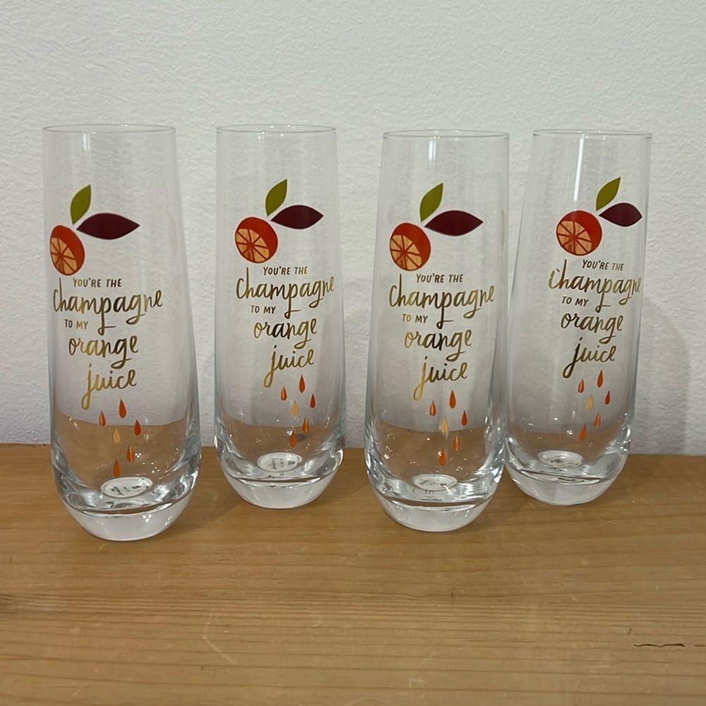 Mimosa flutes
